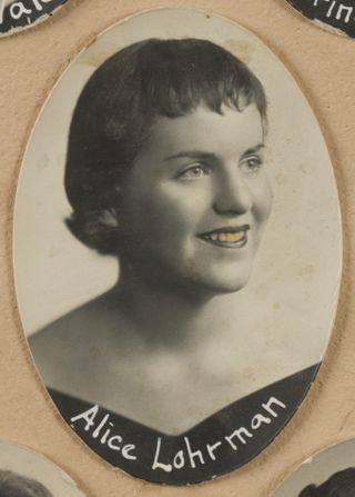 Theta Chapter Composite Detail, Alice Lohrman, 1957