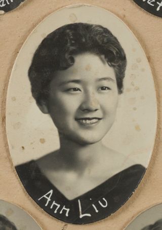 Theta Chapter Composite Detail, Ann Liu, 1957