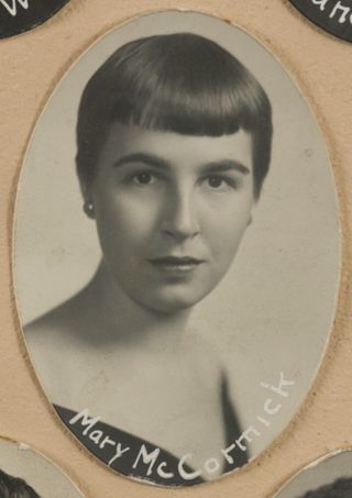 Theta Chapter Composite Detail, Mary McCormick, 1957