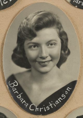 Theta Chapter Composite Detail, Barbara Christianson, 1957