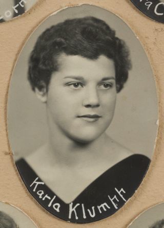 Theta Chapter Composite Detail, Karla Klumpp, 1957