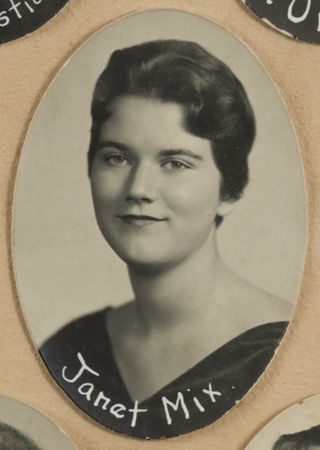 Theta Chapter Composite Detail, Janet Mix, 1957