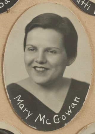Theta Chapter Composite Detail, Mary McGowan, 1957