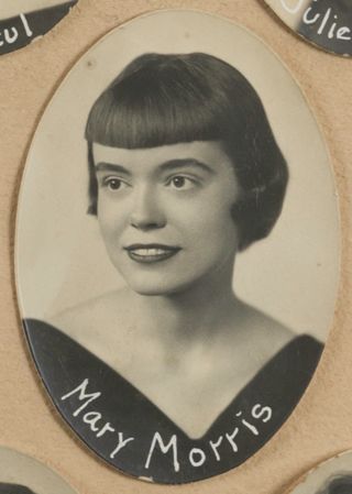 Theta Chapter Composite Detail, Mary Morris, 1957