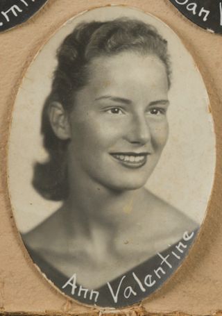 Theta Chapter Composite Detail, Ann Valentine, 1957