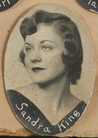 Theta Chapter Composite Detail, Sandra King, 1957