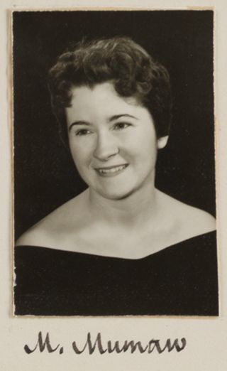 Theta Chapter Composite Detail, M. Mumaw, 1961