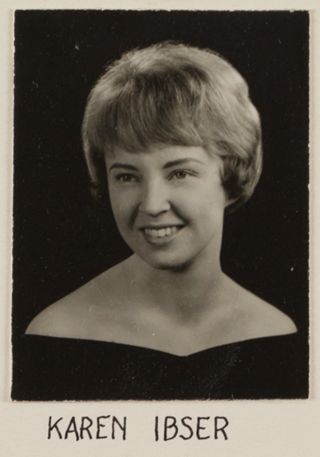 Theta Chapter Composite Detail, Karen Ibser, 1964