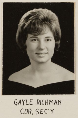 Theta Chapter Composite Detail, Gayle Richman, 1964