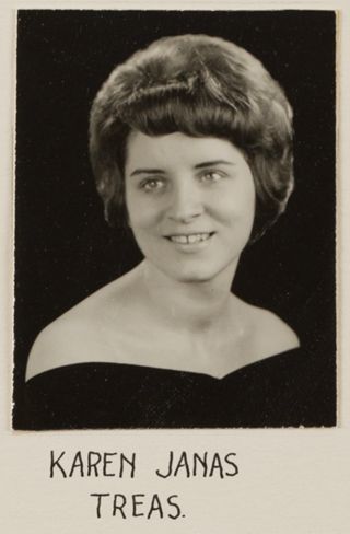 Theta Chapter Composite Detail, Karen Janas, 1964