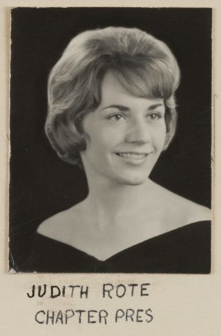 Theta Chapter Composite Detail, Judith Rote, 1965