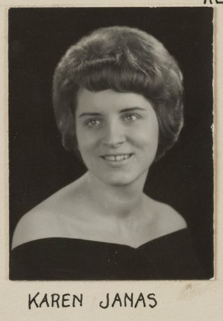 Theta Chapter Composite Detail, Karen Janas, 1965