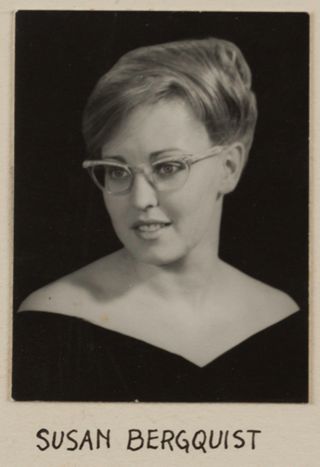 Theta Chapter Composite Detail, Susan Bergquist, 1965