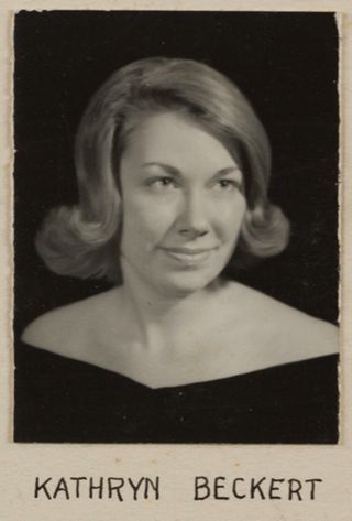 Theta Chapter Composite Detail, Kathryn Beckert, 1965