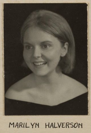 Theta Chapter Composite Detail, Marilyn Halverson, 1965