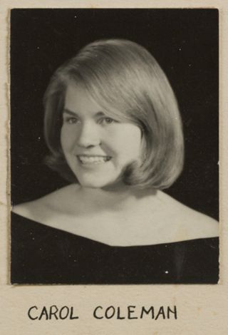 Theta Chapter Composite Detail, Carol Coleman, 1965
