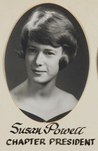 Theta Chapter Composite Detail, Susan Powell, 1966