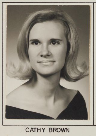 Theta Chapter Composite Detail, Cathy Brown, 1968