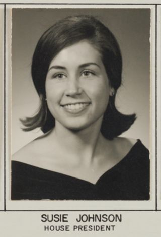 Theta Chapter Composite Detail, Susie Johnson, 1968