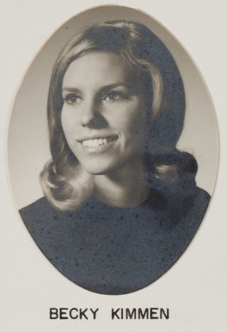 Theta Chapter Composite Detail, Becky Kimmen, 1969