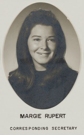 Theta Chapter Composite Detail, Margie Rupert, 1969