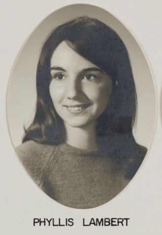 Theta Chapter Composite Detail, Phyllis Lambert, 1969