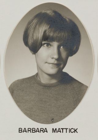 Theta Chapter Composite Detail, Barbara Mattick, 1969