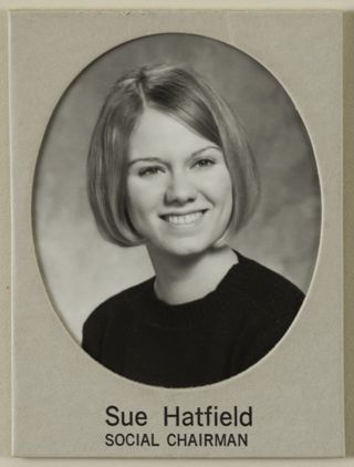 Theta Chapter Composite Detail, Sue Hatfield, 1969-1970