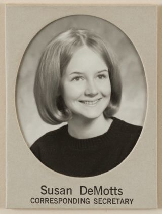 Theta Chapter Composite Detail, Susan DeMotts, 1969-1970