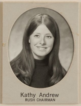 Theta Chapter Composite Detail, Kathy Andrew, 1969-1970