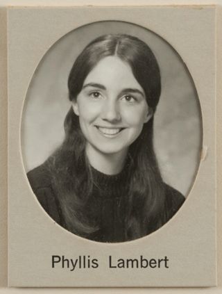 Theta Chapter Composite Detail, Phyllis Lambert, 1969-1970