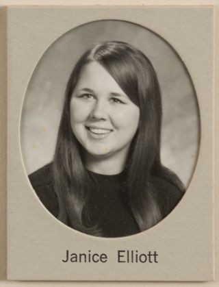 Theta Chapter Composite Detail, Janice Elliott, 1969-1970