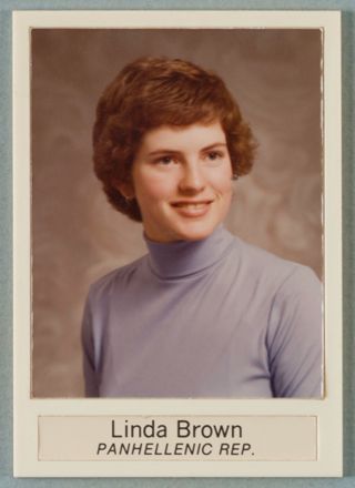 Theta Chapter Composite Detail, Linda Brown, 1975-1976