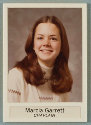 Theta Chapter Composite Detail, Marcia Garrett, 1975-1976