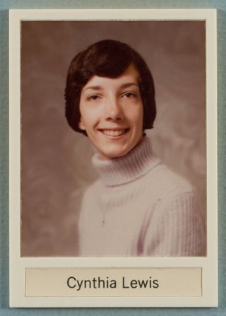 Theta Chapter Composite Detail, Cynthia Lewis, 1975-1976