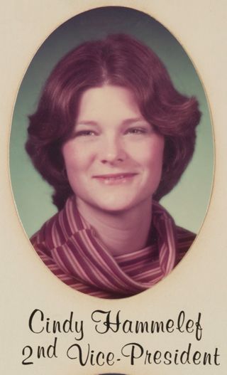 Theta Chapter Composite Detail, Cindy Hammelef, 1976-1977