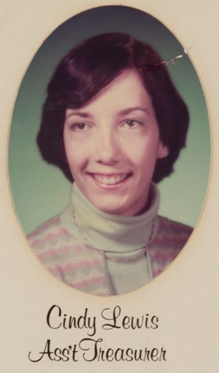 Theta Chapter Composite Detail, Cindy Lewis, 1976-1977