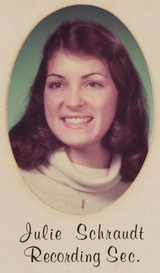 Theta Chapter Composite Detail, Julie Schraudt, 1976-1977