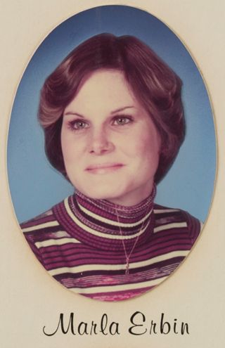 Theta Chapter Composite Detail, Marla Erbin, 1976-1977