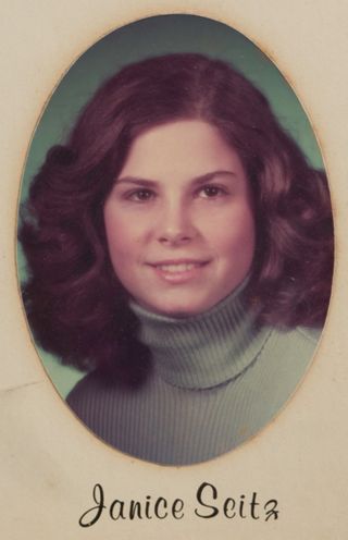 Theta Chapter Composite Detail, Janice Seitz, 1976-1977