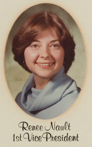 Theta Chapter Composite Detail, Renee Nault, 1977-1978