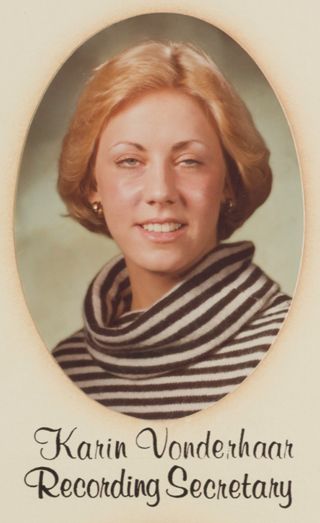 Theta Chapter Composite Detail, Karin Vonderhaar, 1977-1978