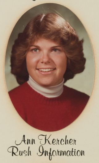 Theta Chapter Composite Detail, Ann Kercher, 1977-1978