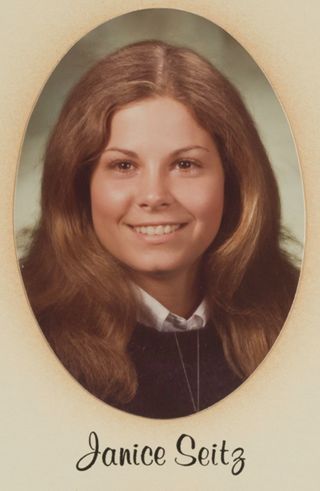 Theta Chapter Composite Detail, Janice Seitz, 1977-1978