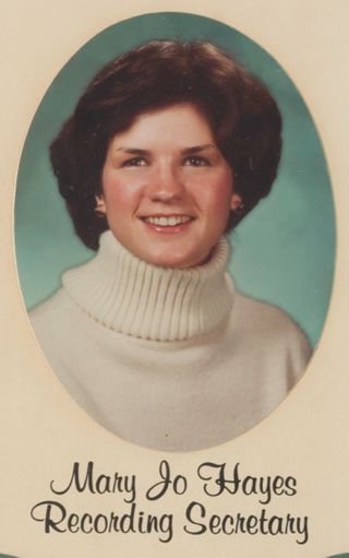 Theta Chapter Composite Detail, Mary Jo Hayes, 1978-1979