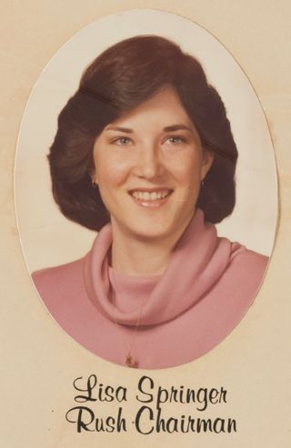 Theta Chapter Composite Detail, Lisa Springer, 1979-1980