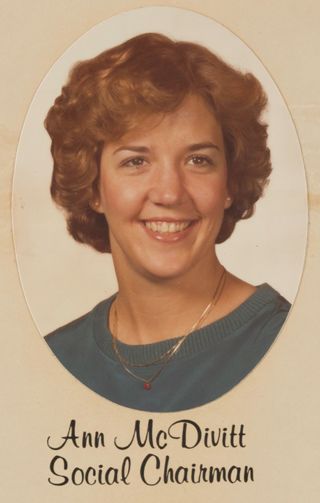 Theta Chapter Composite Detail, Ann McDivitt, 1979-1980