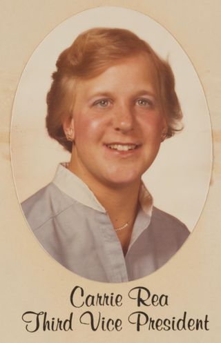 Theta Chapter Composite Detail, Carrie Rea, 1979-1980