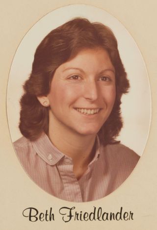 Theta Chapter Composite Detail, Beth Friedlander, 1979-1980