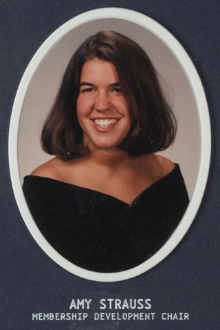 Theta Chapter Composite Detail, Amy Strauss, 1997-1998